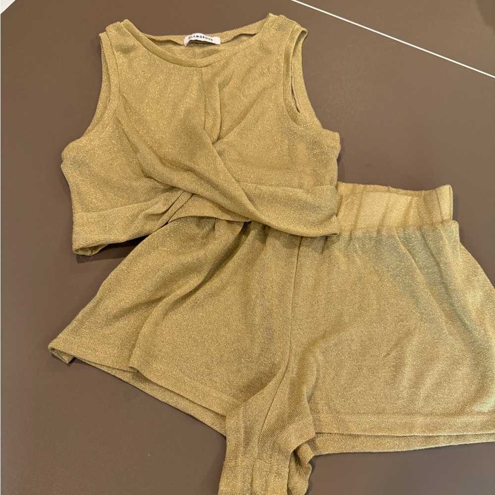 Gold Sheer Coverup NWOT